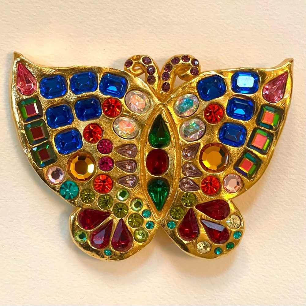 🦋 Rare Butterfly Belt Buckle by Todd Oldham 🦋